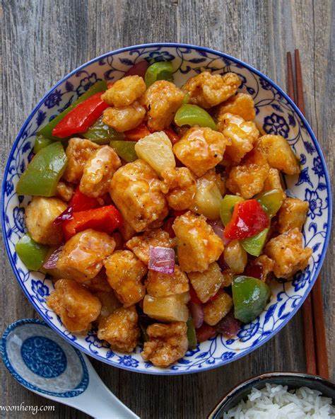 pork sweet and sour with vegetables pork sweet and sour with vegetables